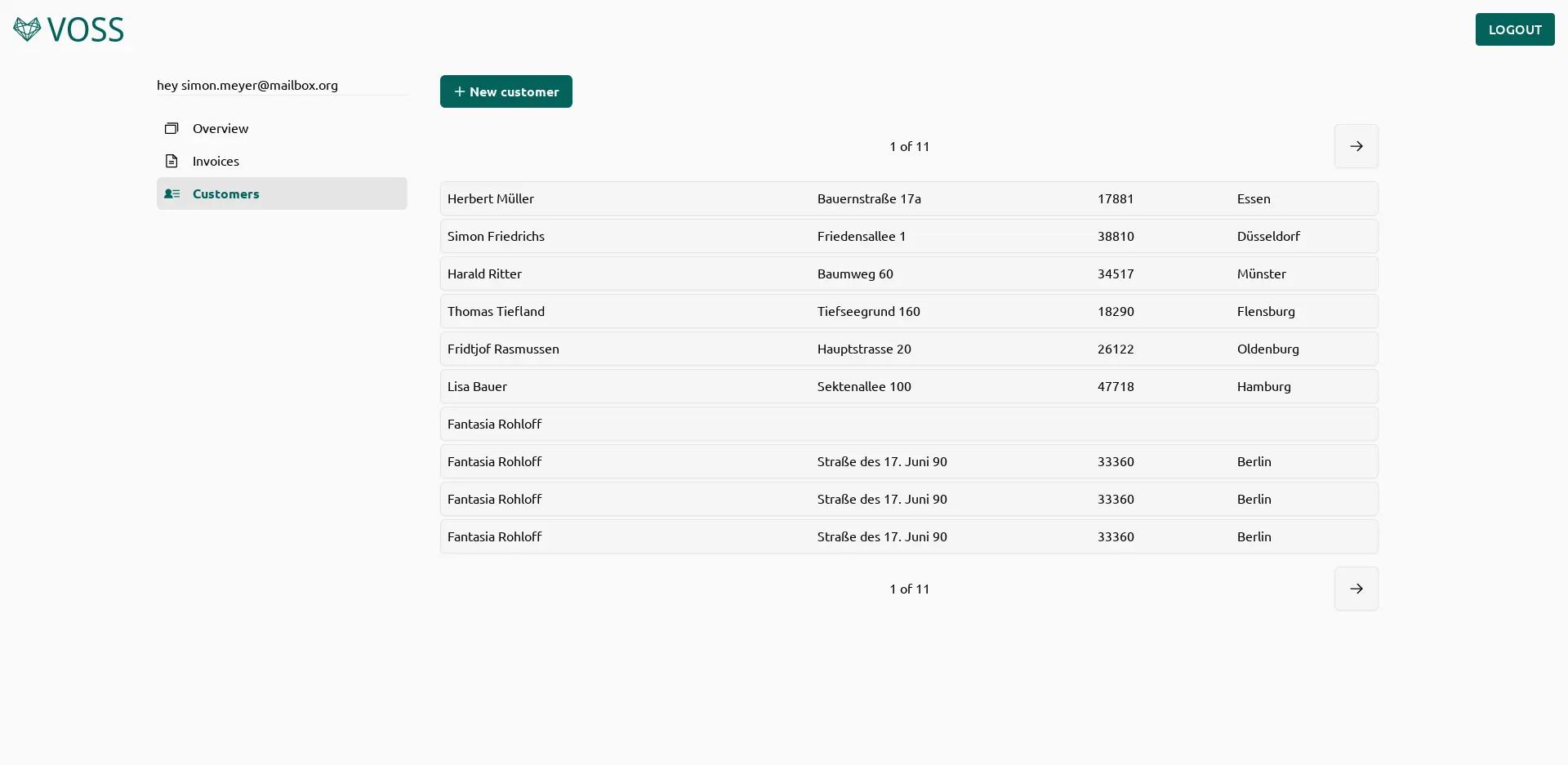 image showing voss invoice software